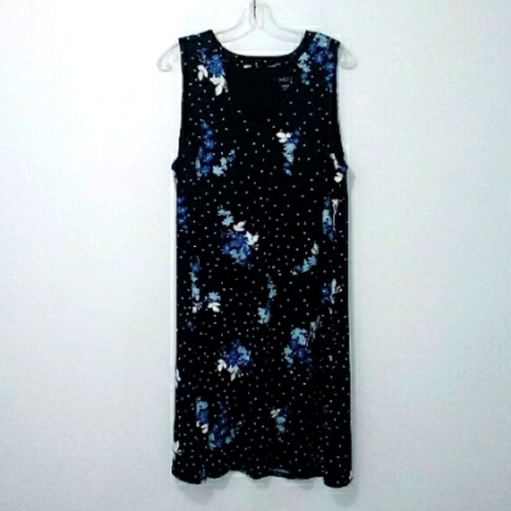 Max Studio floral sleeveless dress